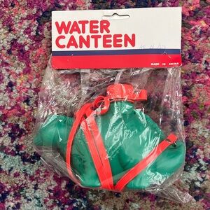 Vintage Dino Green and Red Water Canteen NIB